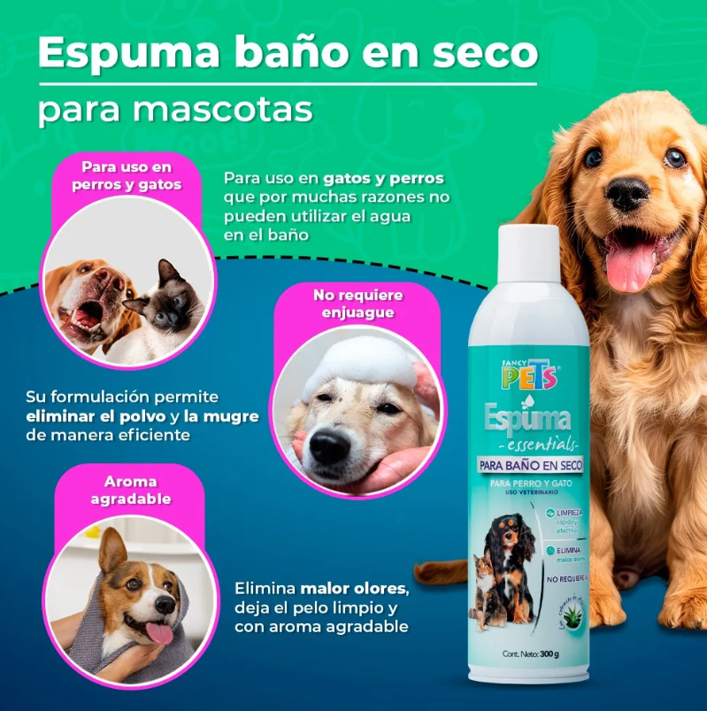 Espuma para baño en seco