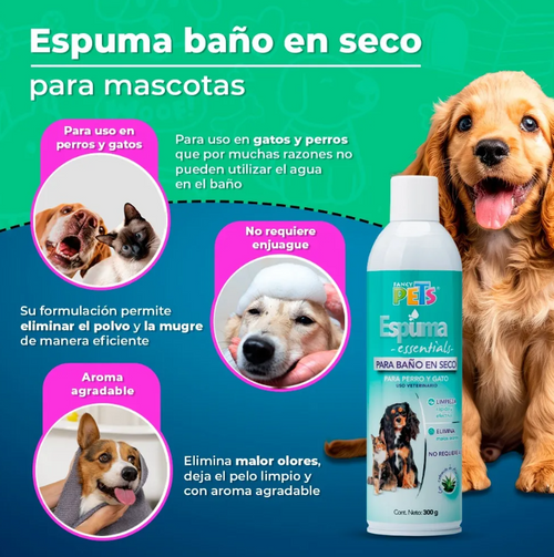 Espuma para baño en seco